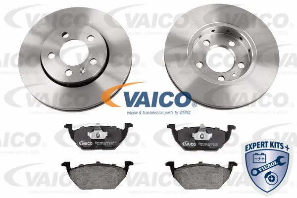 V10-5590 VAICO Комплект тормозов, дисковый тормозной механизм (фото 1)