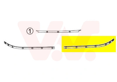 0639485 VAN WEZEL Облицовка / защитная накладка, буфер (фото 1)