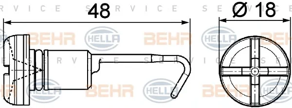 9NS 376 747-011 BEHR/HELLA/PAGID Крышка радиатора (фото 1)