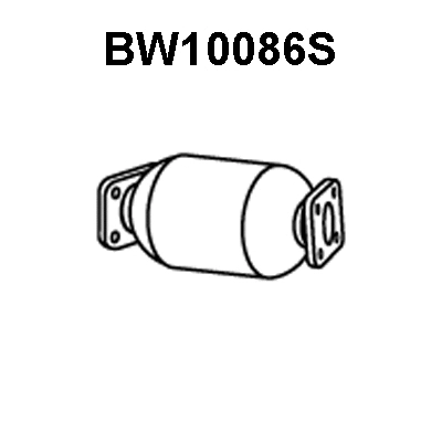 BW10086S VENEPORTE Сажевый / частичный фильтр, система выхлопа ОГ (фото 1)