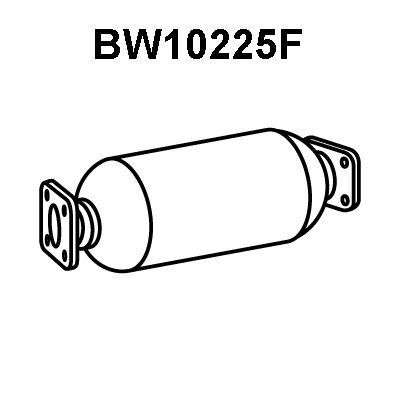 BW10225F VENEPORTE Сажевый / частичный фильтр, система выхлопа ОГ (фото 1)
