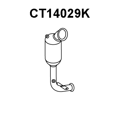 CT14029K VENEPORTE Катализатор (фото 1)