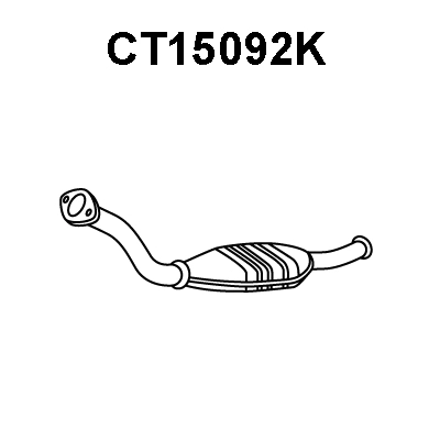 CT15092K VENEPORTE Катализатор (фото 1)