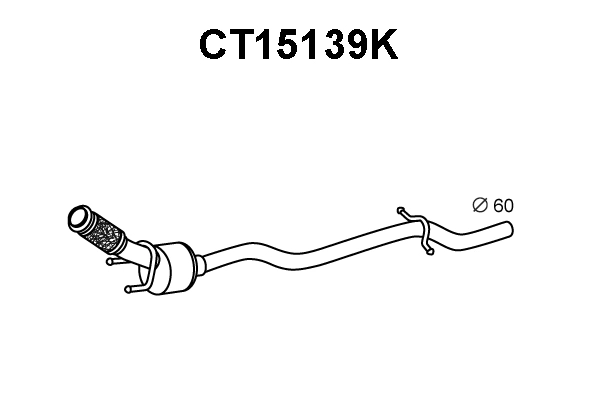 CT15139K VENEPORTE Катализатор (фото 1)