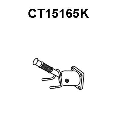 CT15165K VENEPORTE Катализатор (фото 1)