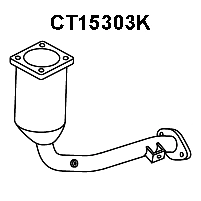 CT15303K VENEPORTE Катализатор (фото 1)