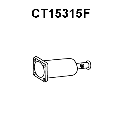 CT15315F VENEPORTE Сажевый / частичный фильтр, система выхлопа ОГ (фото 1)