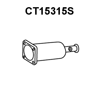 CT15315S VENEPORTE Сажевый / частичный фильтр, система выхлопа ОГ (фото 1)