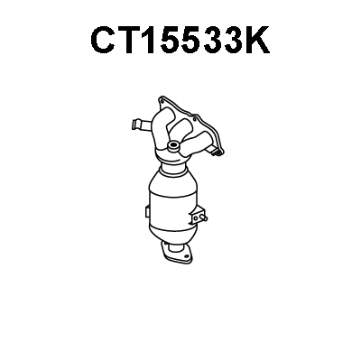 CT15533K VENEPORTE Катализатор коллектора (фото 1)