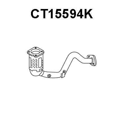 CT15594K VENEPORTE Катализатор (фото 1)