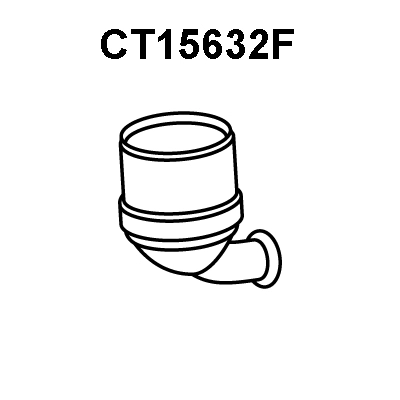 CT15632F VENEPORTE Сажевый / частичный фильтр, система выхлопа ОГ (фото 1)