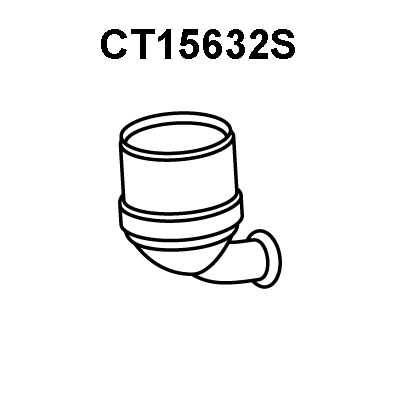 CT15632S VENEPORTE Сажевый / частичный фильтр, система выхлопа ОГ (фото 1)