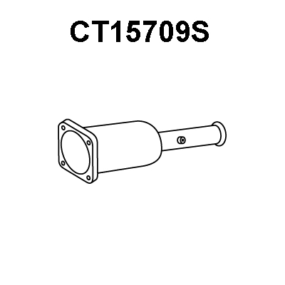 CT15709S VENEPORTE Сажевый / частичный фильтр, система выхлопа ОГ (фото 1)