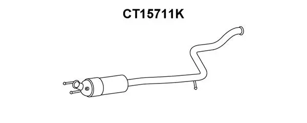 CT15711K VENEPORTE Катализатор (фото 1)