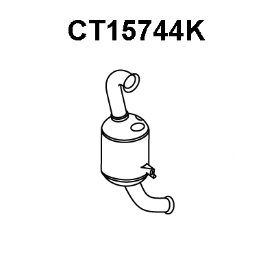 CT15744K VENEPORTE Катализатор (фото 1)