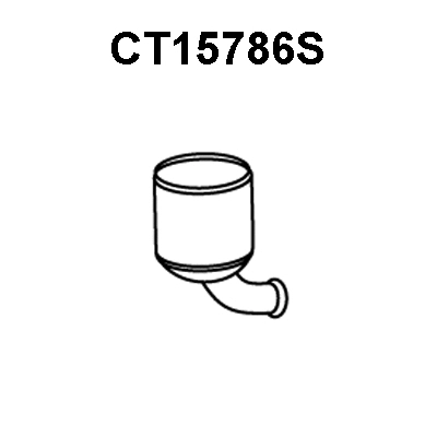 CT15786S VENEPORTE Сажевый / частичный фильтр, система выхлопа ОГ (фото 1)