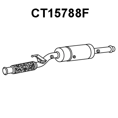 CT15788F VENEPORTE Сажевый / частичный фильтр, система выхлопа ОГ (фото 1)