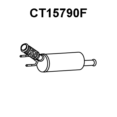 CT15790F VENEPORTE Сажевый / частичный фильтр, система выхлопа ОГ (фото 1)