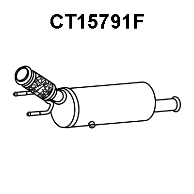 CT15791F VENEPORTE Сажевый / частичный фильтр, система выхлопа ОГ (фото 1)