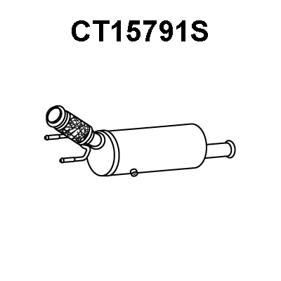CT15791S VENEPORTE Сажевый / частичный фильтр, система выхлопа ОГ (фото 1)