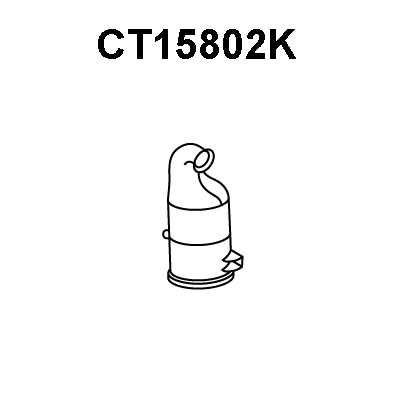 CT15802K VENEPORTE Катализатор (фото 1)
