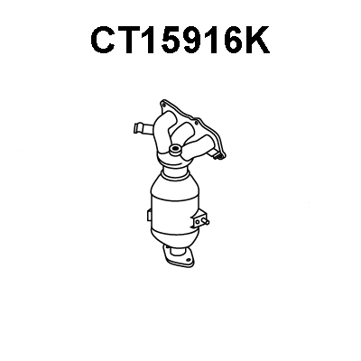 CT15916K VENEPORTE Катализатор коллектора (фото 1)