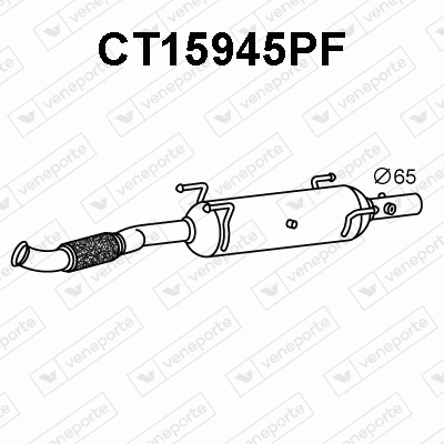 CT15945PF VENEPORTE Катализатор СКВ (фото 1)