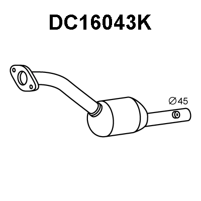 DC16043K VENEPORTE Катализатор (фото 1)