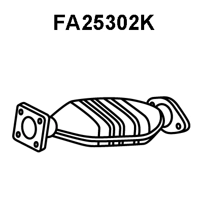FA25302K VENEPORTE Катализатор (фото 1)