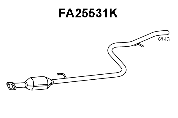 FA25531K VENEPORTE Катализатор (фото 1)