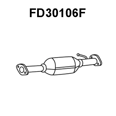 FD30106F VENEPORTE Сажевый / частичный фильтр, система выхлопа ОГ (фото 1)