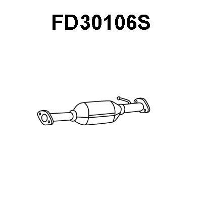 FD30106S VENEPORTE Сажевый / частичный фильтр, система выхлопа ОГ (фото 1)