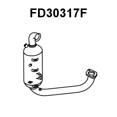 FD30317F VENEPORTE Сажевый / частичный фильтр, система выхлопа ОГ (фото 1)