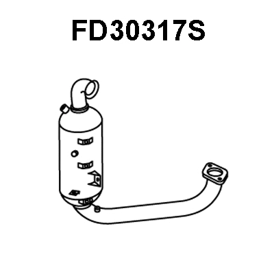 FD30317S VENEPORTE Сажевый / частичный фильтр, система выхлопа ОГ (фото 1)