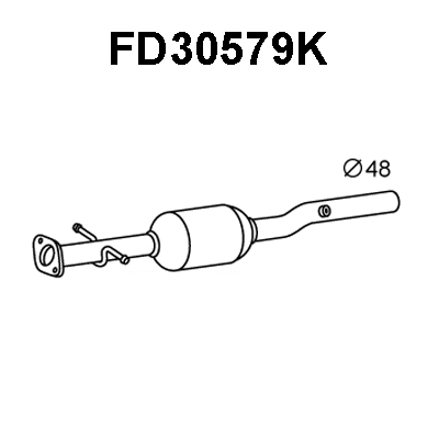 FD30579K VENEPORTE Катализатор (фото 1)