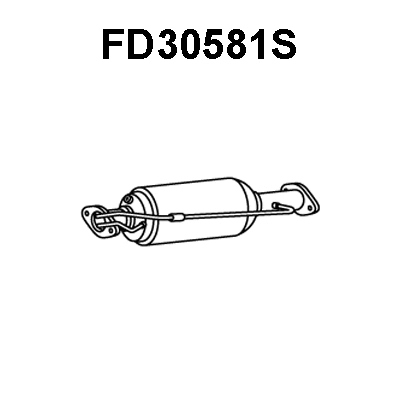 FD30581S VENEPORTE Сажевый / частичный фильтр, система выхлопа ОГ (фото 1)