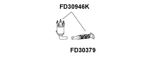 FD30946K VENEPORTE Катализатор (фото 1)
