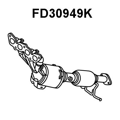 FD30949K VENEPORTE Катализатор коллектора (фото 1)