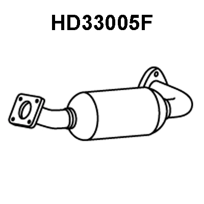 HD33005F VENEPORTE Сажевый / частичный фильтр, система выхлопа ОГ (фото 1)