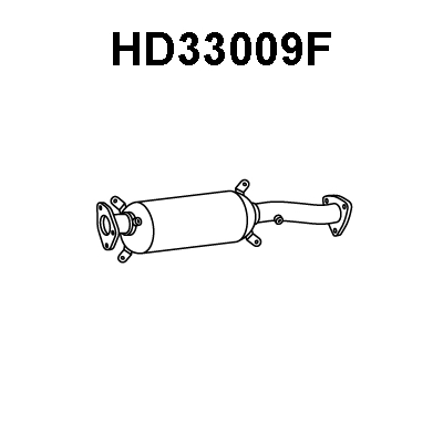 HD33009F VENEPORTE Сажевый / частичный фильтр, система выхлопа ОГ (фото 1)