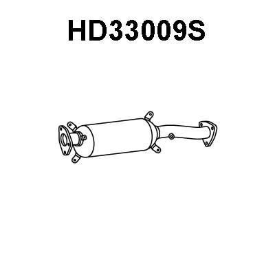 HD33009S VENEPORTE Сажевый / частичный фильтр, система выхлопа ОГ (фото 1)