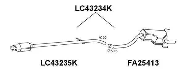 LC43234K VENEPORTE Катализатор (фото 1)