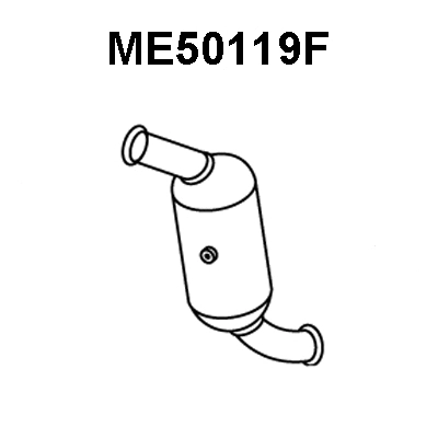 ME50119F VENEPORTE Сажевый / частичный фильтр, система выхлопа ОГ (фото 1)