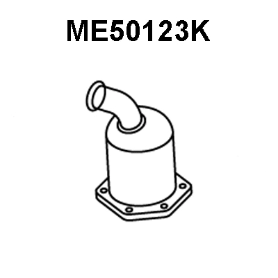 ME50123K VENEPORTE Катализатор (фото 1)