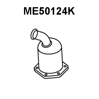 ME50124K VENEPORTE Катализатор (фото 1)