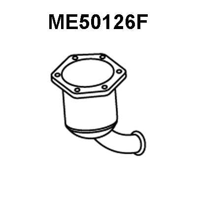 ME50126F VENEPORTE Сажевый / частичный фильтр, система выхлопа ОГ (фото 1)