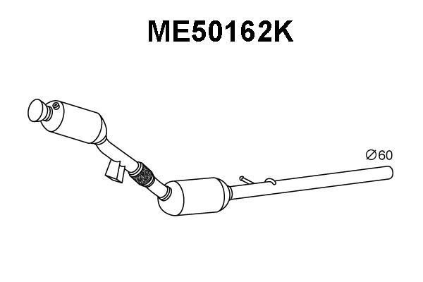 ME50162K VENEPORTE Катализатор (фото 1)