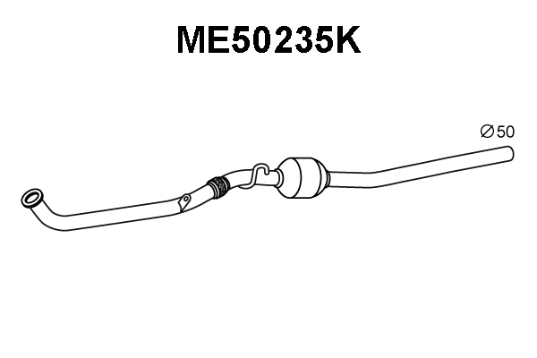 ME50235K VENEPORTE Катализатор (фото 1)