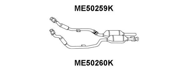 ME50260K VENEPORTE Катализатор (фото 1)