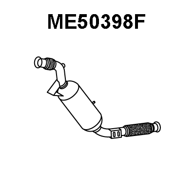 ME50398F VENEPORTE Сажевый / частичный фильтр, система выхлопа ОГ (фото 1)